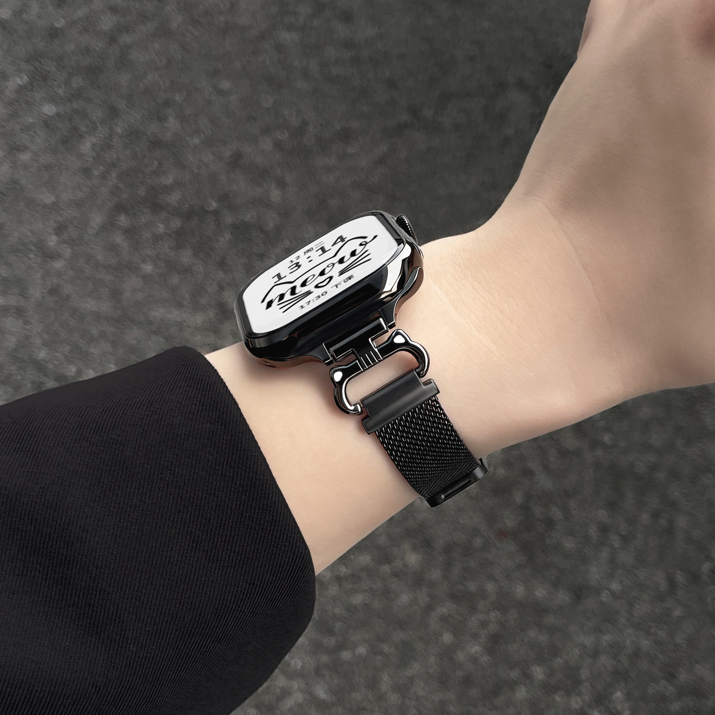 Metal Milan magnetic fit5/4 watch strap psnld