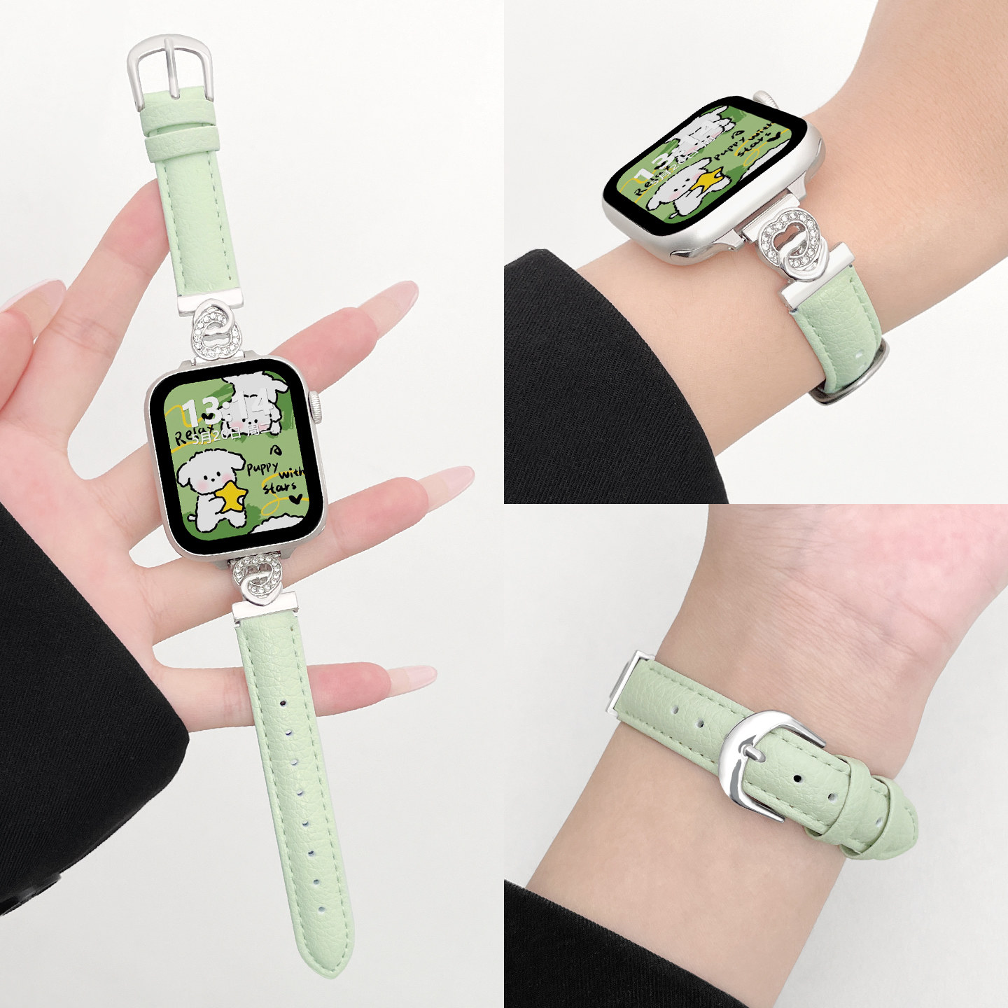 VIVO watch GT2 strap leather pebbled psnld