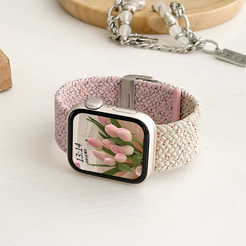 适用华为fit3表带新款Fit5/4尼龙编织watchfit2智能运动手表fit1夏天可爱女生new二三代透气男硅胶保护壳配件