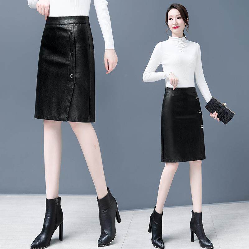 冬新款品牌身真皮皮裙女绵羊皮中裙秋高腰显瘦包长臀过66662膝半,淘宝优惠券,粉丝福利购,淘宝优惠卷