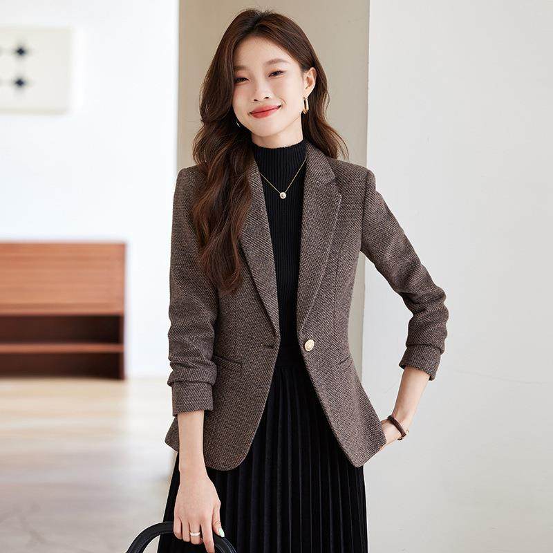 羊毛呢毛装外套女短款西小绵个子秋冬新款高端妮AL828582子外套小,淘宝优惠券,粉丝福利购,淘宝优惠卷