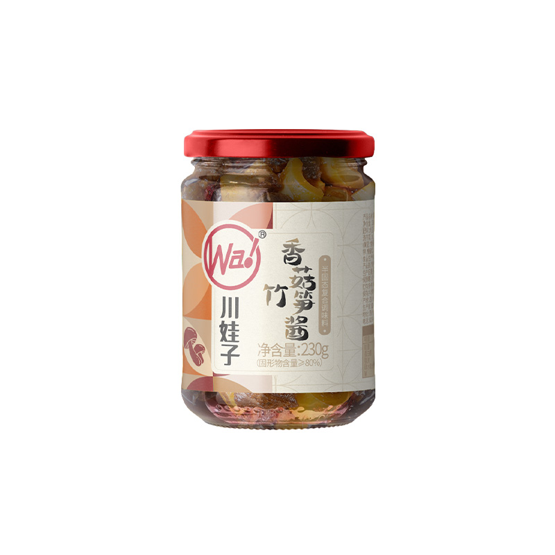 川娃子下饭酱香菇竹笋酱辣椒酱剁椒下饭酱蒜蓉酱油拌饭拌面辣椒酱