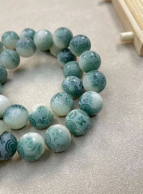 手持渐变菩提根夜光莲花