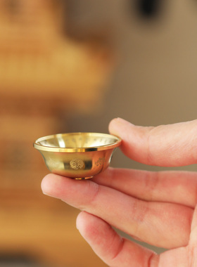 不锈钢镀钛八吉祥供水碗便携盒