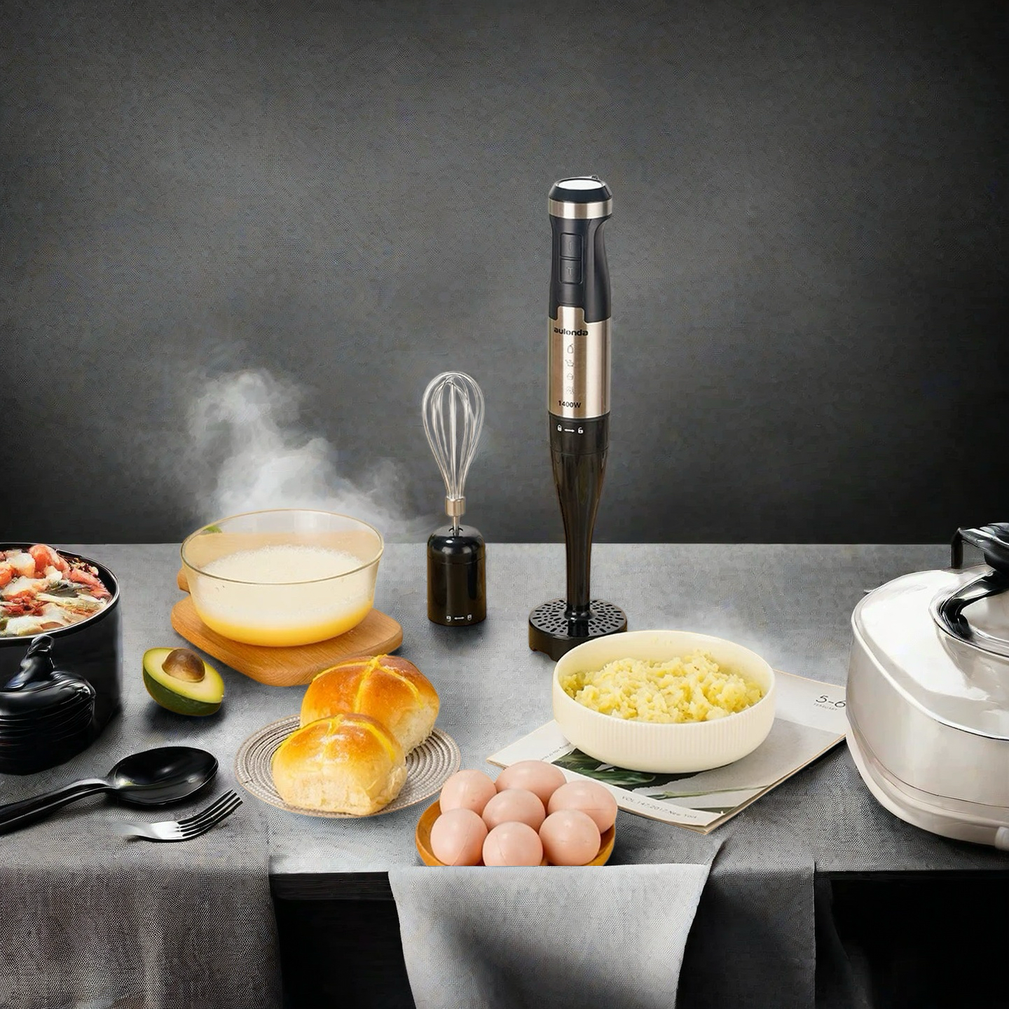 AULDA无线料理棒婴儿辅食机打蛋器家用电动搅拌机小型绞肉榨果汁,淘宝优惠券,粉丝福利购,淘宝优惠卷