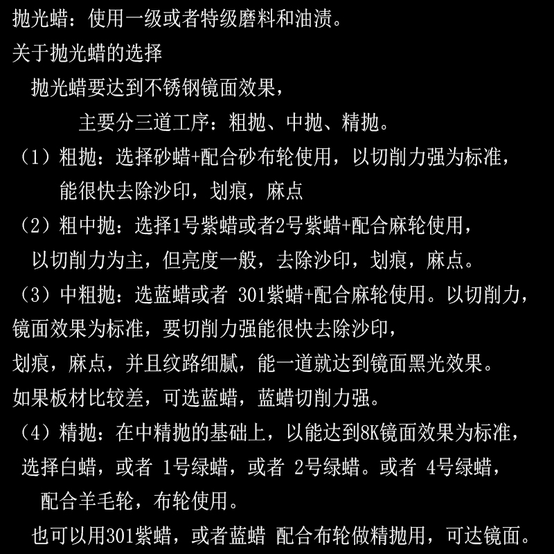 金属不锈钢抛光蜡镜面金属抛光蜡块抛光膏白蜡绿蜡蓝蜡包邮 - 图2