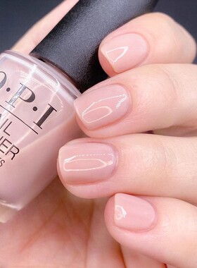 OPI指甲油bare my soul裸色SH4温柔裸粉色肉色纯欲通勤同essie 62