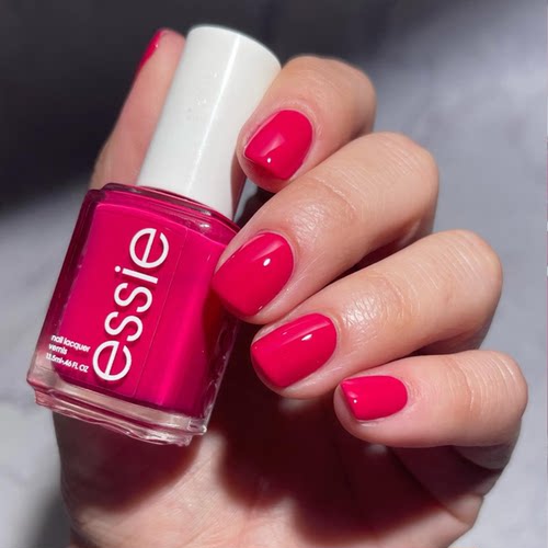 essie指甲油新款127 watermelon西瓜红桃红玫粉色显白夏天脚趾甲 - 图1