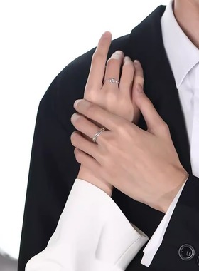 DR戒指女桔梗情侣对指