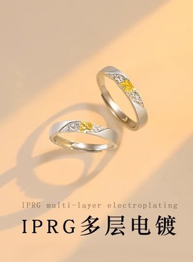 DR梧桐s925纯银情侣戒指