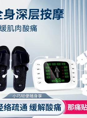 数码多功能理疗仪中频脉冲双输出经络按摩器手持针灸电疗仪家用