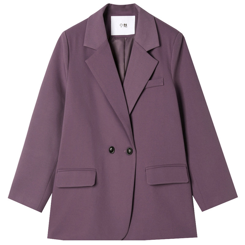 2025年秋装Outlets专柜 MM系列韩版优雅西装上衣两粒扣长袖外套女,淘宝优惠券,粉丝福利购,淘宝优惠卷