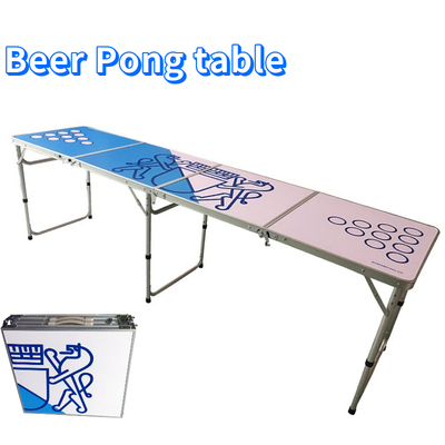 美国原单Beer Pong table啤酒桌LED加长游戏桌户外折叠桌乒乓球桌