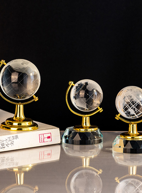 毕业季礼品新款金属底座晶韵摆件