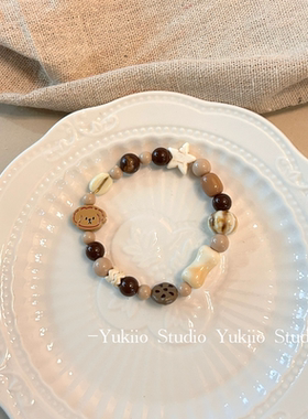 ins女生合金陶瓷可爱原创手串