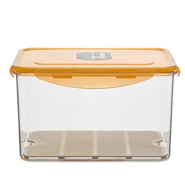 Rectangular food-grade kitchen fruit and vegetable freshness box