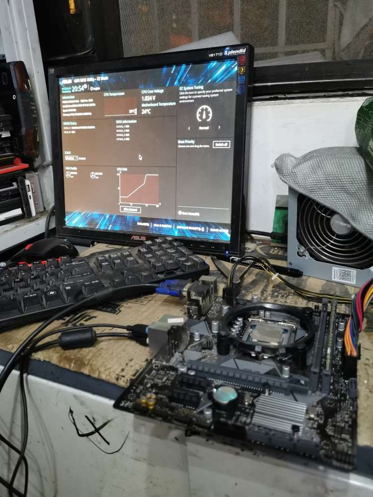 拆机华硕H310M+i38100+DDR48G - 图1