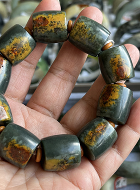 河磨玉大桶珠手串约20随机发货