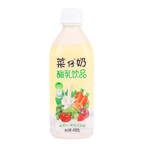 贝奇菜仔奶原味乳酸菌酸奶果蔬汁饮料450ml*15瓶学生营养早餐整箱 - 图3