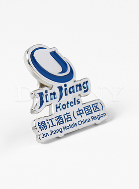 锦江酒店徽章锦江胸针