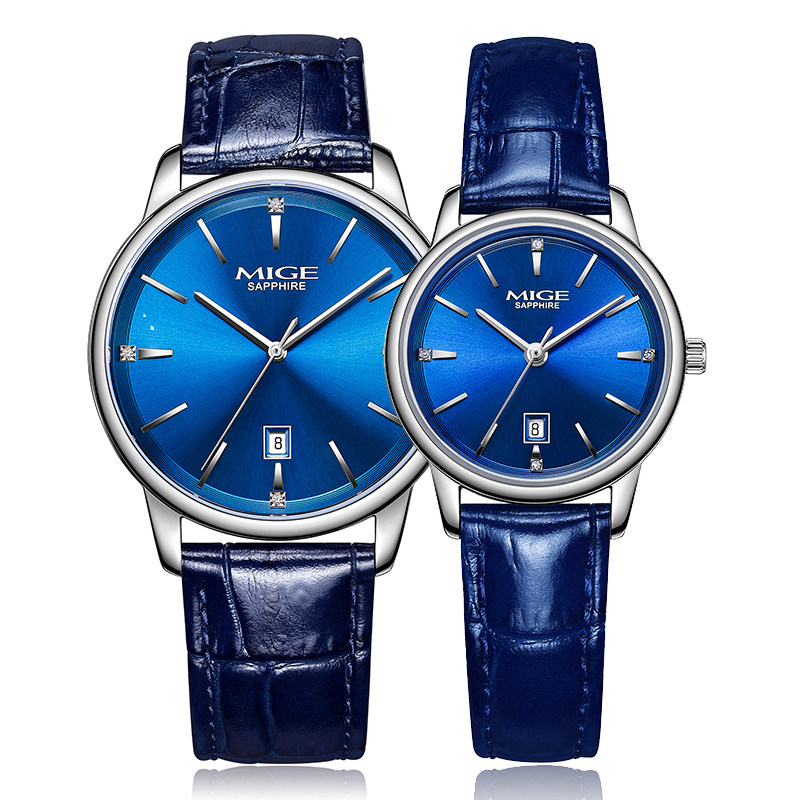 米格正品女士简约气质时尚款情侣表 米格手表国产腕表