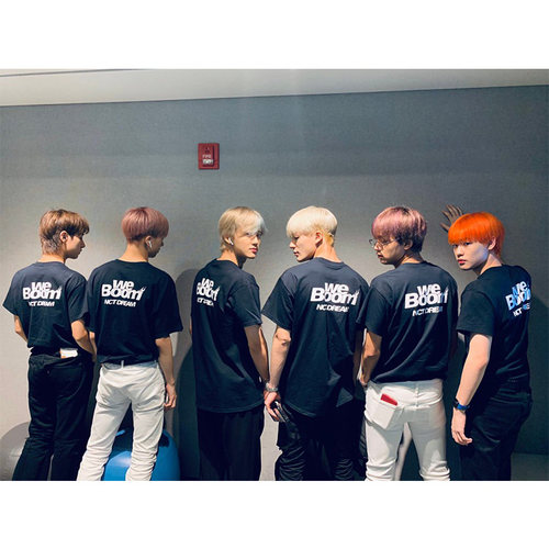 NCT DREAMWE BOOM周边李帝努楷灿罗渽民钟辰乐同款短袖T恤 - 图2