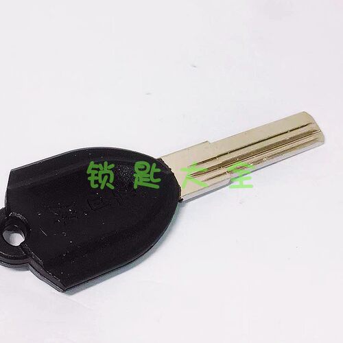 胶方柄利可达长度29mm双排曲线打孔边铣槽防盗门锁铜质钥匙胚子 - 图3