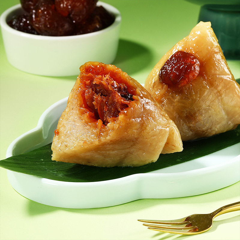 味滋源粽子甜粽咸粽蛋黄蜜枣豆沙嘉兴肉粽端午送礼早餐速食小吃s