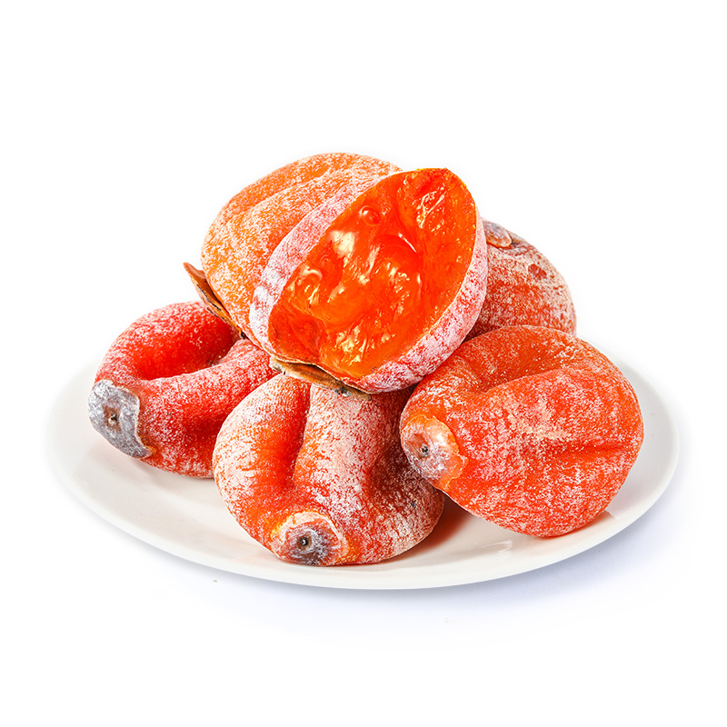 味滋源流心柿子蜜饯吊柿子圆柿果干农家特产糖心柿子霜降柿子