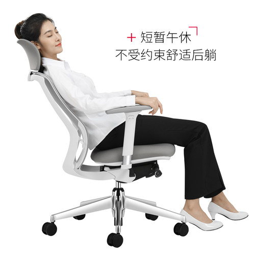 日本okamura冈村人体工学电脑椅sylphy light-X家用护腰办公椅 - 图2