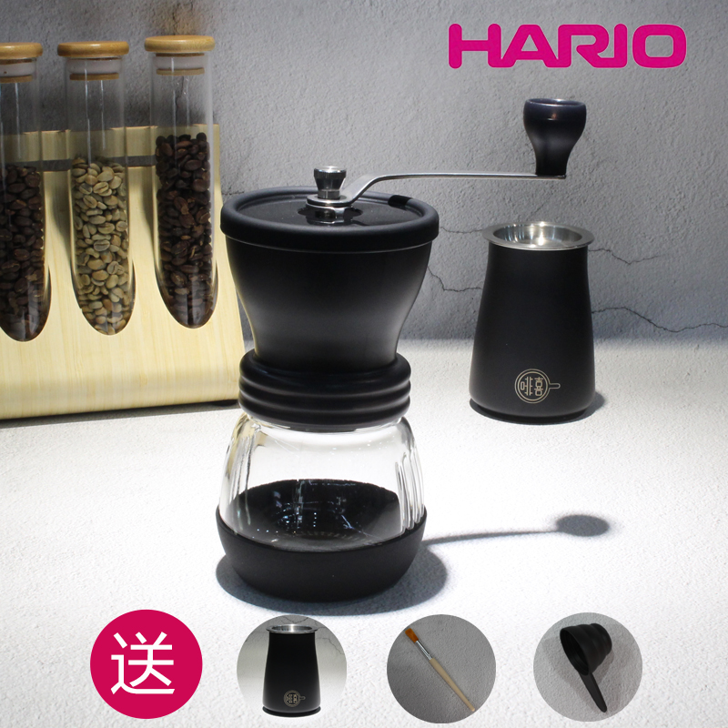 HARIO陶瓷磨芯手搖咖啡磨豆機MSCS-2TB新款2DTB附防滑墊防塵蓋