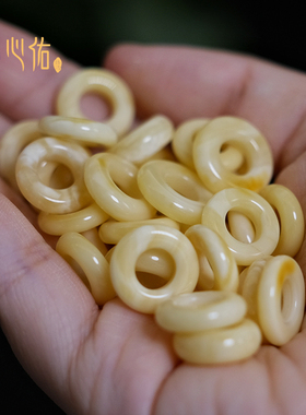 心佑蜜蜡跑环文玩手串配饰