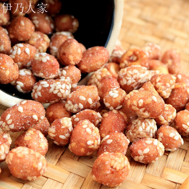 香欲仙琥珀花生米仁批发多味坚果 伊乃人家花生