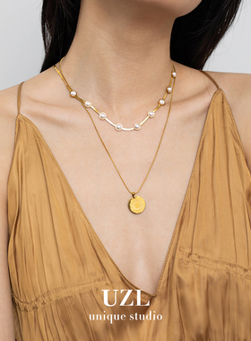 轻奢气质高级感小众珍珠项链女