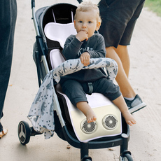 Автомобильное детское кресло 夏季汽车儿童安全座椅透气通风坐垫婴儿车凉席宝宝手推车冰凉垫