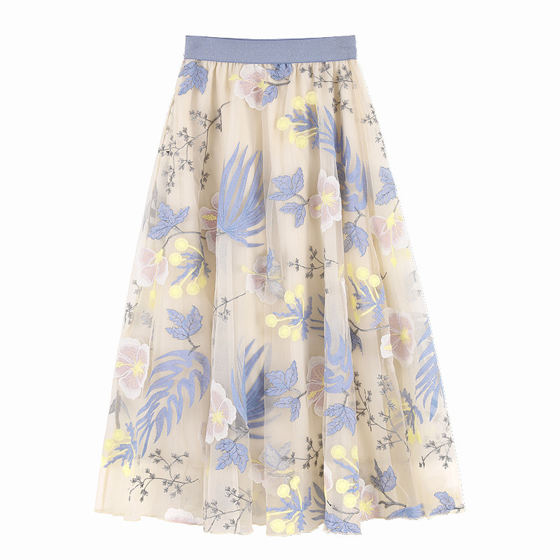 2023春季新款法式小众重工半身裙 圣缇莎半身裙