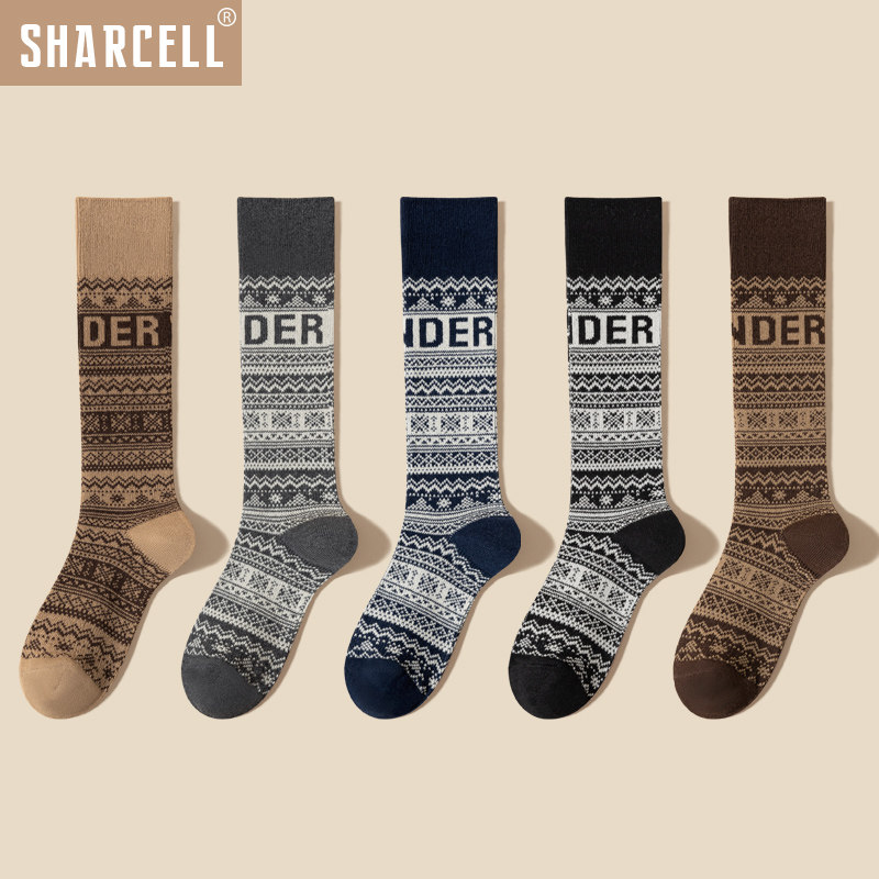 小腿袜女秋冬设计感黑色显瘦及膝复古长袜中筒半腿学院风长筒袜,淘宝优惠券,粉丝福利购,淘宝优惠卷