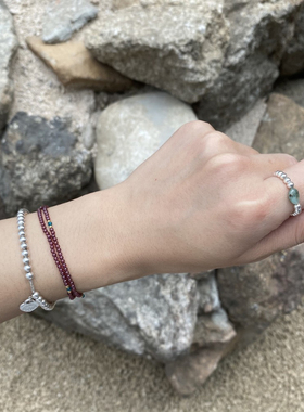 韩国进口饰品 小众ins风鱼线手链 百搭简约 松紧手环女