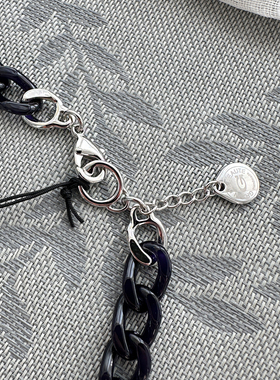 韩国AZNAVOUR/GRAIN de BEAUTE 百搭蝴蝶结项链毛衣链女