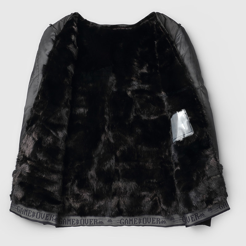 冬季新款水貂内胆皮毛一体男中老年头层绵羊皮真皮皮衣父亲外套厚,淘宝优惠券,粉丝福利购,淘宝优惠卷