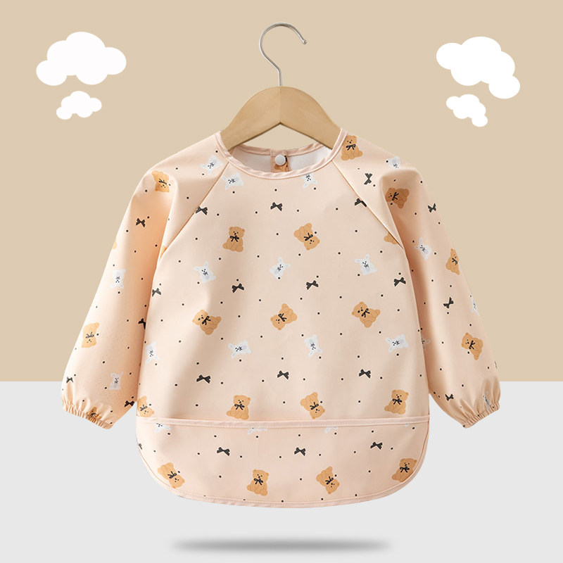 罩衣宝宝吃饭围兜防水男儿童围裙婴儿辅食防脏专用饭兜小孩反穿衣,淘宝优惠券,粉丝福利购,淘宝优惠卷