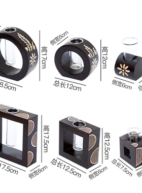 异丽北欧风玻璃器皿水养植物花瓶