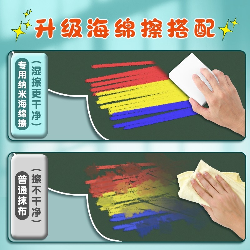 48色无尘粉笔水溶性儿童家用教学彩色鲜艳环保无粉尘可擦宝宝画笔黑板报专用黑板墙水性粉笔套粉笔白送粉笔套,淘宝优惠券,粉丝福利购,淘宝优惠卷