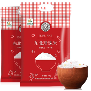 【中国农垦】新米东北大米5kg*2袋黑龙江粳米20斤珍珠米真空包装
