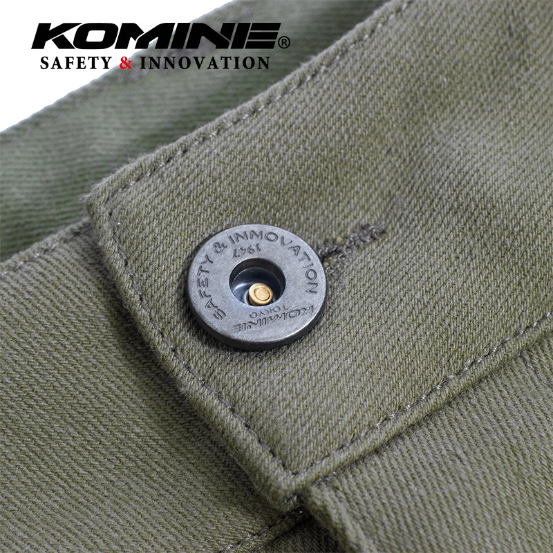 KOMINE秋冬纯棉复古摩托车休闲骑行裤CE防摔加绒保暖骑行裤PK-930,淘宝优惠券,粉丝福利购,淘宝优惠卷