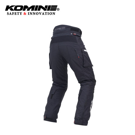 Japan Komine Autumn And Winter Warm Motorcycle Riding Pants Tensile Strap Model Moquel Equipment Monochrome Pk