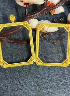 新款镂空双面唐卡嘎乌盒45*55有求必应龙柱金吞兽手绘浮雕专用