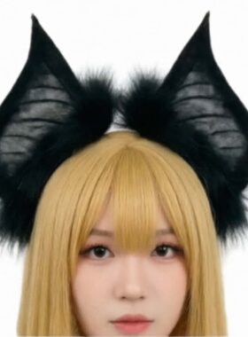 鬼幽灵南瓜蝙蝠发箍万圣节cos派对恶魔发夹猫咪头饰装扮派对发饰