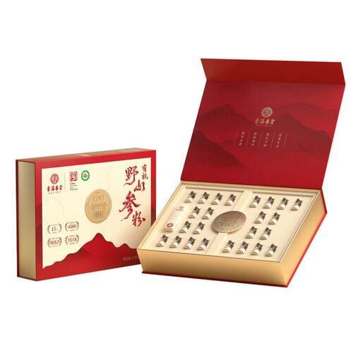 山姆童涵春堂有机野山参粉内含24小包送礼佳品中秋节节礼送长辈 - 图2