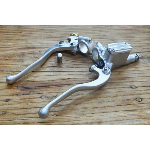 摩托车配件牛角刹车把总成拉杆哈雷宝马老车改装日本泵离合器手活 - 图3
